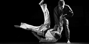 Kyogi Judô - O judô no sentido limitado, reduzido. Desenvolvimento do corpo físico e de habilidades para fins puramente esportivos e individuais